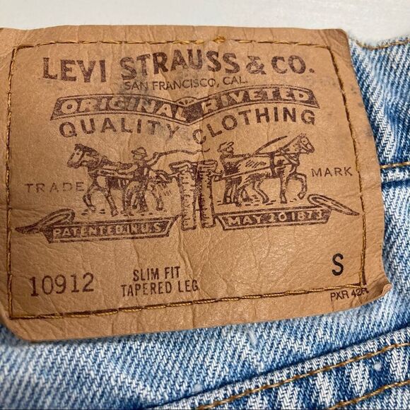 LEVI’S, Vintage, ORANGE Tag,RARE FIND, Size 8/9 P, Waist 29”,Blue,Style # 10912 - Picture 6 of 11